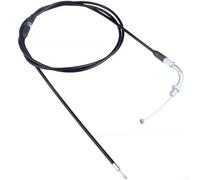 Startbuymore Câble d'accélérateur pour moto PE pour carburateur PWK type godet fabriqué en acier et caoutchouc pour un mouvement constant et fluide de l'accélérateur (noir)