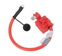 Startbuymore Câble de batterie terminal positif pour BMW E82 E84 E88 E90 E91 X1 OEM 61129217031 Remplacement Duty Metal ABS Rouge pour Série 1 Série 3 berline Modèles Installation rapide