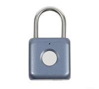 Startbuymore Cadenas à empreintes digitales avec module de capteur de précision, identification précise dans diverses conditions environnementales (bleu)