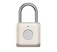 Startbuymore Cadenas à empreintes digitales avec module de capteur de précision, identification précise dans diverses conditions environnementales (doré)