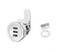 Startbuymore Casier à mot de passe pour armoires, tiroirs, armoires - Serrure sécurisée avec code réinitialisable pour caravanes, camping-cars, bateaux - Boîtes à outils (argent)