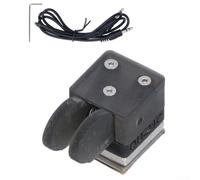 Startbuymore Clé à pagaie CW à adsorption magnétique pour radio à ondes courtes avec design à double pagaie pour transmission de code Morse Construction ABS