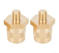 Startbuymore Connecteurs de borne de batterie M8, adaptateurs de poteau en laiton avec vis et écrous pour une installation facile