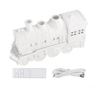 Startbuymore Diffuseur d'huiles essentielles et humidificateur de 300 ml avec motif train à vapeur, fonctionnement silencieux sous 25 dB, fonction d'arrêt automatique, deux options de pulvérisation et