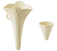 Startbuymore Entonnoir pliable avec support interne et poignée externe pour une prise en main sûre, répond aux besoins pratiques dans la maison et les cuisines commerciales légères (beige)