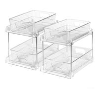 Startbuymore Étagère de rangement coulissante à 3 niveaux en plastique (E)