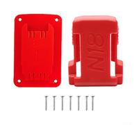 Startbuymore Fixation murale pour batterie 18 V et perceuse avec vis pour organiser les batteries 1,0 Ah à travers 12 Ah et pour outils sans fil 18 V (1 lot)