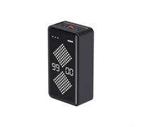 Startbuymore Fonctionnel pour la minuterie pour les routines quotidiennes avec support de base magnétique et mécanisme d'arrêt pour un contrôle du temps sans effort (noir)