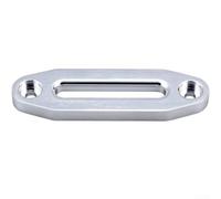 Startbuymore Guide-câble de treuil en alliage d'aluminium avec espacement des trous de 152 mm - Pièce de rechange (argenté)