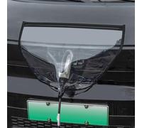 Startbuymore Housse de pluie imperméable pour port de charge de véhicule électrique avec aimant à mémoire et matériau en PVC épais pour un placement sûr (noir transparent)