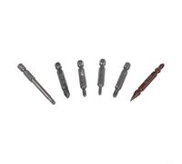 Startbuymore Jeu d'embouts de tournevis hexagonaux - 6 tailles T10-T40, alliage d'acier traité thermiquement, résistant à l'usure pour perceuse électrique et outils pneumatiques