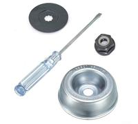 Startbuymore Kit de fixation d'adaptateur de lame pour débroussailleuse FS40C FS55R FS85 FS90 FS130 avec rondelle de butée, plaque de guidage, écrou de collier