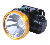 Startbuymore Lampe frontale LED rechargeable avec luminosité réglable pour la pêche, le camping, le cyclisme, l'exploitation minière et les applications d'éclairage