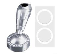 Startbuymore Levier d'arrêt de moteur de véhicule avec boule à bascule à un bouton avec un fonctionnement fluide et une touche intérieure élégante (argenté)