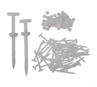 Startbuymore Lot de 150 attaches autobloquantes en nylon blanc, 9 × 2 × 0,5 cm, fermetures éclair robustes pour réparation automobile, organisation de câbles et usage domestique multifonction (50