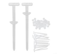 Startbuymore Lot de 150 attaches autobloquantes en nylon blanc, 9 × 2 × 0,5 cm, fermetures éclair robustes pour réparation automobile, organisation de câbles et usage domestique multifonction (100