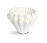 Startbuymore Lot de 185 filtres à café ondulés blanchis pour cafetières compatibles avec Kalita Wave et autres goutteurs en forme de cône