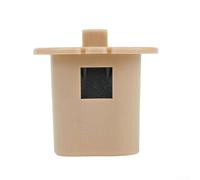 Startbuymore Lot de 2 clips de fixation de sièges arrière de voiture pour Nissan Micra K11 Sunny Qashqai Plug-and-Play ABS Noir Beige Installation facile OEM Standard