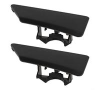 Startbuymore Lot de 2 couvercles de buse de lave-phare pour BMW X4 F26 2014-2018 ABS noir pare-chocs avant OEM 51117338567 51117338568 Remplacement facile