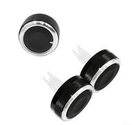 Startbuymore Lot de 3 boutons de commande de chauffage AC pour Nissan Versa Hatchback Latio Sedan NV200 pour Livina pour Geniss 2006-2012 avec poignée croisée et anneau lumineux