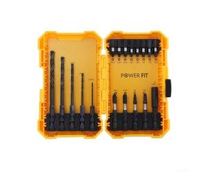 Startbuymore Lot de 42 et 18 forets en alliage d'acier et d'embouts de tournevis pour perceuses électriques et manuelles avec embouts durcis traités thermiquement dans une boîte de rangement portable