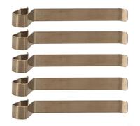 Startbuymore Lot de 5 vérins de chasse d'eau en acier inoxydable pour Geberit 813514001, 38 x 5 mm