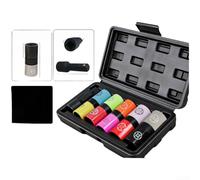 Startbuymore Lot de 6 douilles de protection de pneu à double usage en alliage d'acier chromé pour impact