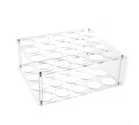 Startbuymore Organiseur de papier acrylique transparent à 20 trous pour maison, studio, atelier ou bureau