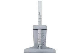 Startbuymore Outil de mesure de profondeur de pneu de voiture en acier inoxydable avec étrier et règle pour une évaluation précise de l'usure des pneus et des contrôles de sécurité (0-50 mm)