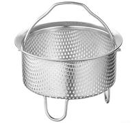 Startbuymore Panier égouttoir en acier inoxydable 304 pour fruits, légumes et collations, avec maille fine et pied ventilé (panier sur pied)
