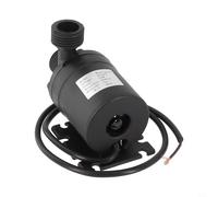 Startbuymore Pompe à eau submersible CC sans balais 12 V 24 V pour la circulation solaire pour fontaines, piscines avec entrée et sortie d'eau de 1,27 cm (DC 24 V)