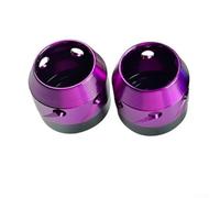 Startbuymore Protections de cadre de fourche - Protection contre les chocs - En alliage coloré anti-collision - Violet