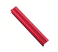 Startbuymore Règle de bord de travail du bois avec construction en aluminium et double échelle pour une mesure précise des bords et des visages dans la menuiserie (161 mm)