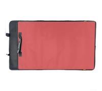 Startbuymore Sac de rangement compact enroulable pour outils conçu avec des sangles élastiques et des pochettes pour une organisation efficace sur les chantiers de travail (rouge)