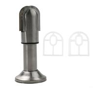 Startbuymore Support en acier inoxydable pour pieds de cloison de toilettes supportant les approches d'installation autoportantes et murales