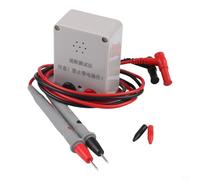 Startbuymore Testeur de continuité à piles 9 V avec sonnerie et signal LED pour évaluer l'état de connexion du câble métallique et de la carte PCB (stylo testeur-clip)