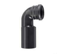 Startbuymore Tuyau d'évacuation et coude d'évacuation murale en PVC et polyéthylène haute densité pour toilettes murales encastrées