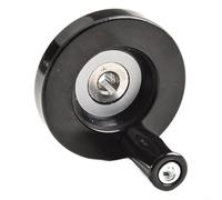 Startbuymore Volant pour fraiseuse avec taille de roue de 63 mm et trou central de 8 mm, caractéristiques de points de montage filetés pour la fixation de la poignée