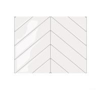 Startbuymore YJC0351 Autocollant mural imperméable à chevrons pour comptoir de cuisine et salle de bain avec couche de résine époxy 3D