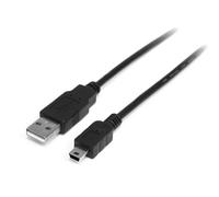 StarTech 0.5m Mini USB2.0 Type-A à Mini Type-B Câble noir