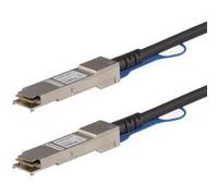StarTech Câble DAC QSFP+ QSFP40GPC05M 40G 50 cm – Twinax passif, conforme MSA – Noir
