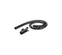 StarTech.com Gaine spirale range-câble en noir - 1,5 m - Diamètre de 45 mm - Avec outil pour insérer les câbles (CMSCOILED3) - kit de gaines pour câbles