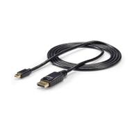 StarTech 10FT Mini DisplayPort Male To DisplayPort Câble 3 m black