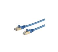 startech 10m cat6a ethernet cable blue - shielded copper wire