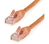 StarTech 15 pieds sans accroc Cat6 UTP Patch Cable ETL Verified - Noir SPIG9 50 ft Orange