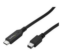 startech 1m / 3ft usb c to mini dp cable - 4k 60hz - black noir Noir G
