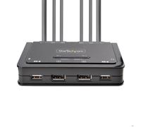 StarTech Commutateur KVM 2 ports DisplayPort pour 2 moniteurs 4K 60 Hz