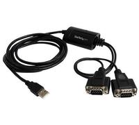 STARTECH 2-port Ftdi USB Vers Serial Rs232 Adaptateur Câble Avec Com Rétention