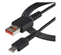 StarTech 3ft (1m) Secure Charging Cable, USB-A to USB-C Data Blocker Charge-Only Cable, No-Data Power-Only Charger Cable for Phone/Tablet, Data Blocking USB Protector Adapter Cable - 5V at 2.4A (12W m