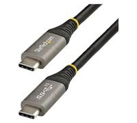 StarTech 3ft (1m) USB C Cable 10Gbps, USB-IF Certified USB-C Cable, USB 3.1/3.2 Gen 2 Type-C Cable, 100W (5A) Power Delivery Charging, DP Alt Mode, USB C to C Cord, Charge & Sync - Thunderbolt 3 Compa